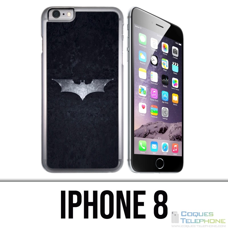 Custodia per iPhone 8 - Batman Logo Dark Knight