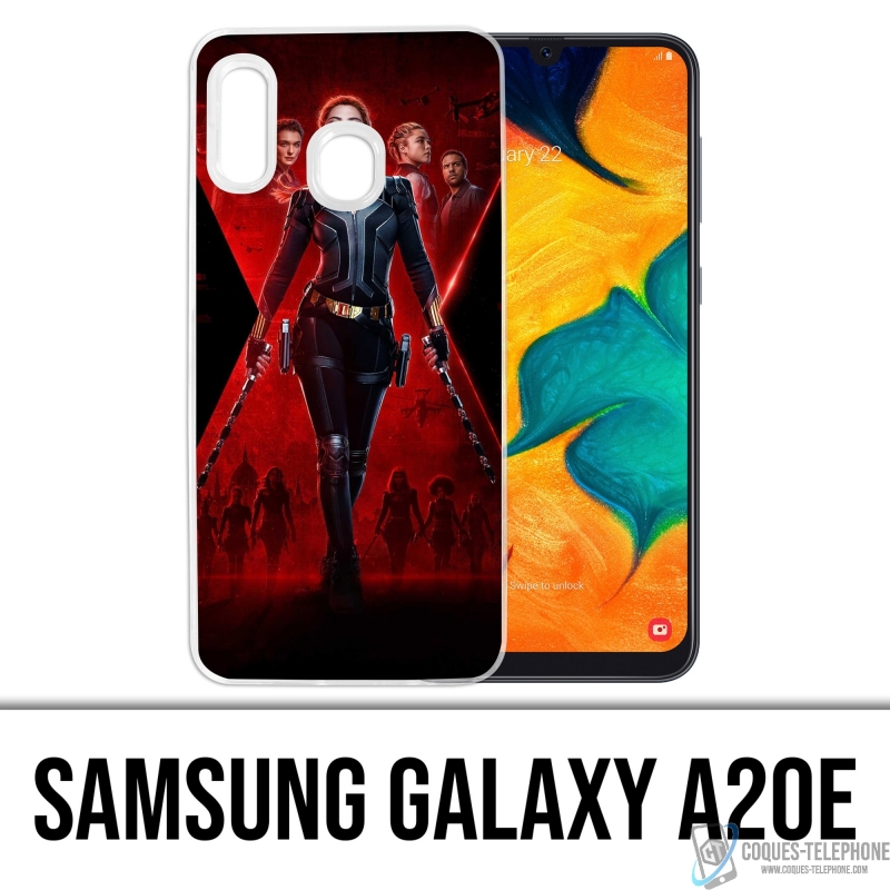 Samsung Galaxy A20e Case - Black Widow Poster