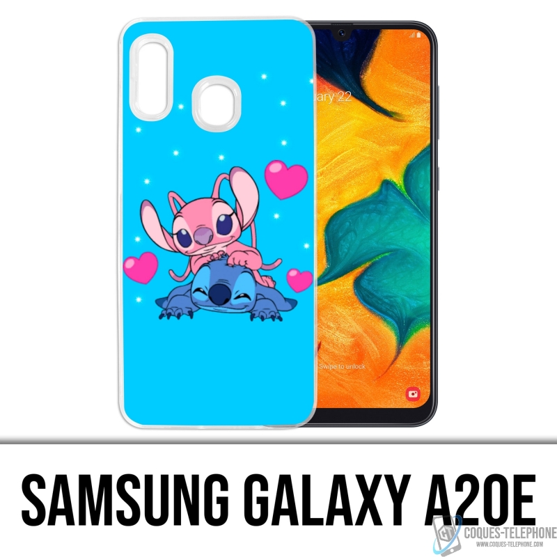 Coque Samsung Galaxy A20e - Stitch Angel Love