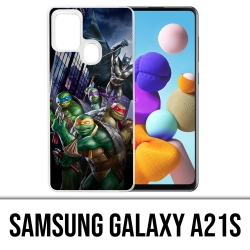Coque Samsung Galaxy A21s - Batman Vs Tortues Ninja