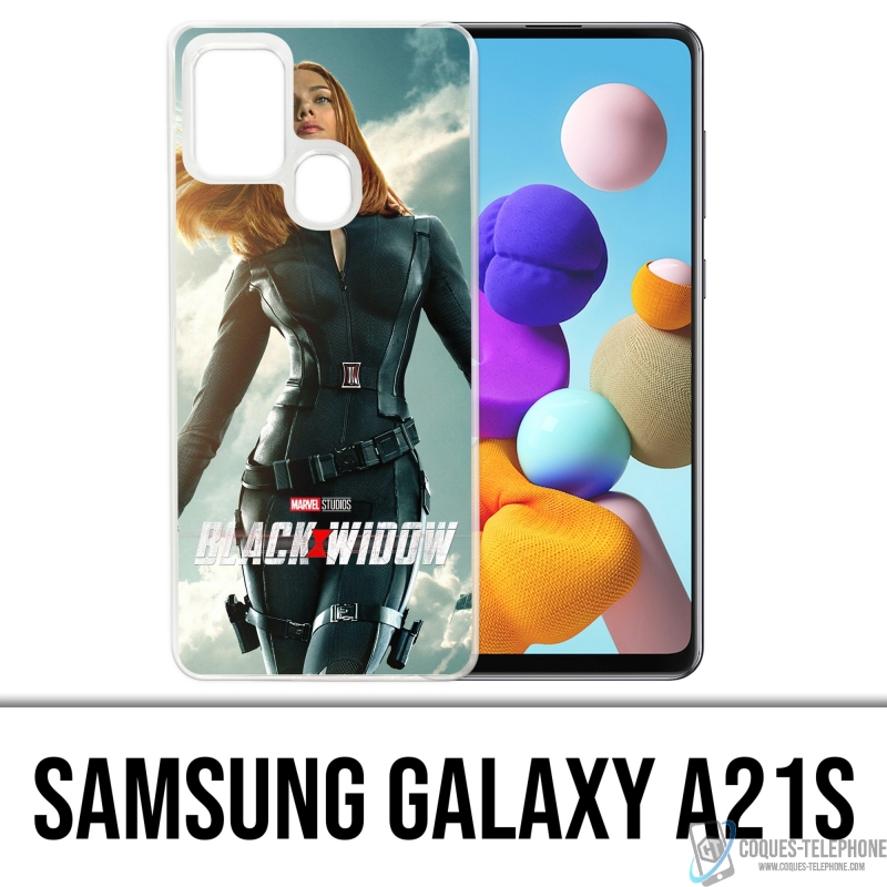 Funda Samsung Galaxy A21s - Película Black Widow