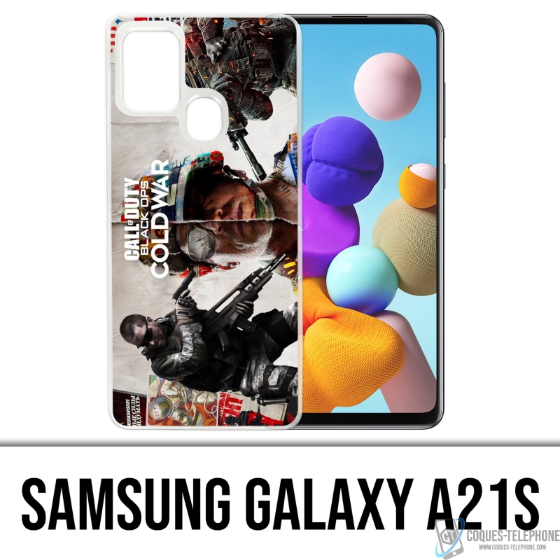Funda Samsung Galaxy A21s - Paisaje de la Guerra Fría de Call Of Duty Black Ops
