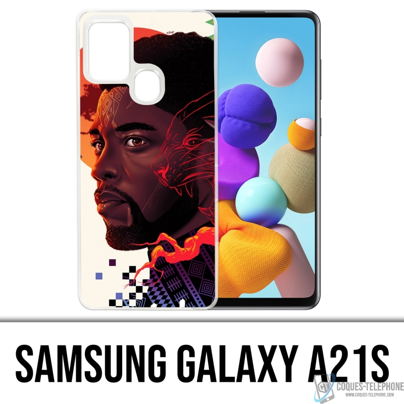 Coque Samsung Galaxy A21s - Chadwick Black Panther