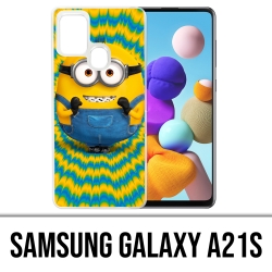 Custodia per Samsung Galaxy A21s - Minion Excited