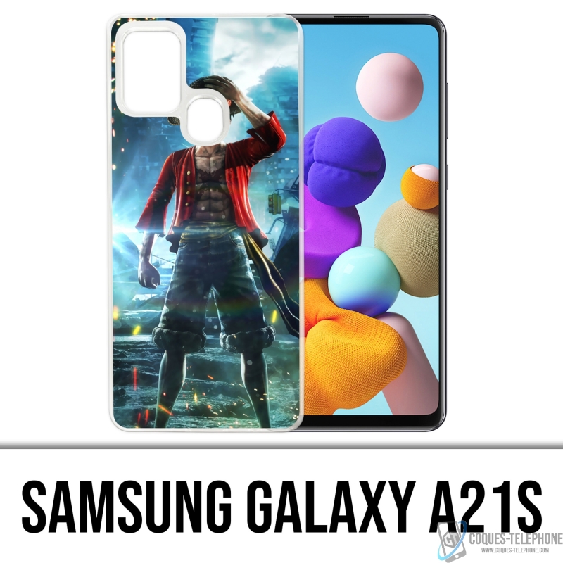 Custodia per Samsung Galaxy A21s - One Piece Rufy Jump Force