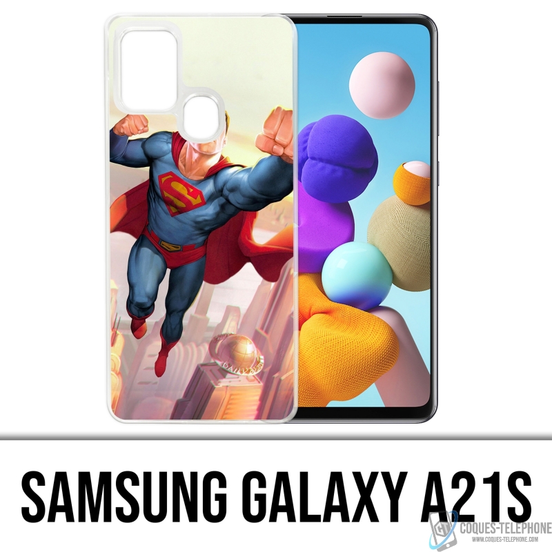 Custodia per Samsung Galaxy A21s - Superman Man Of Tomorrow