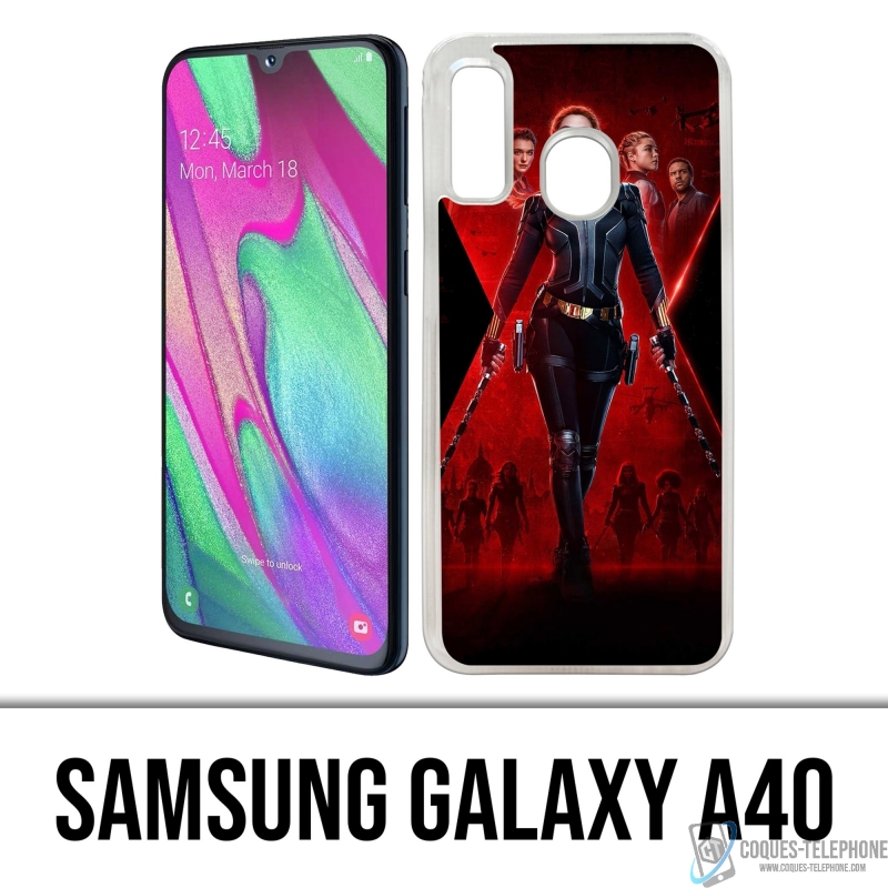 Coque Samsung Galaxy A40 - Black Widow Poster