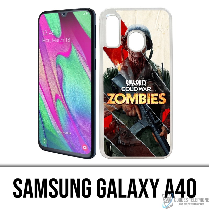 Coque Samsung Galaxy A40 - Call Of Duty Cold War Zombies