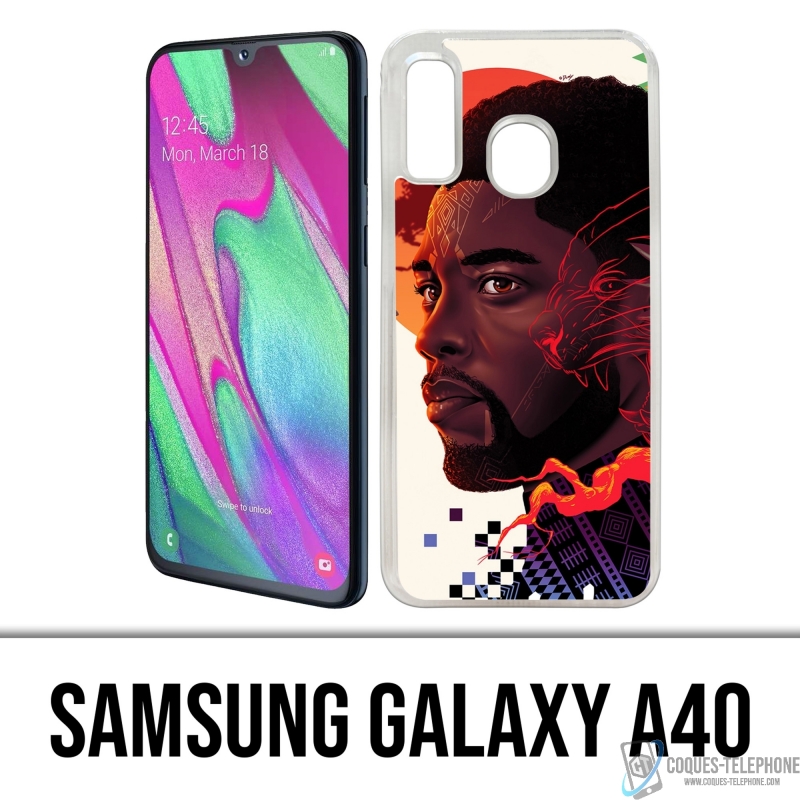 Coque Samsung Galaxy A40 - Chadwick Black Panther