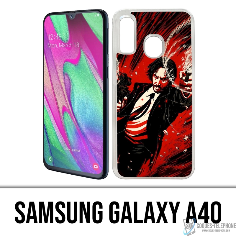 Coque Samsung Galaxy A40 - John Wick Comics