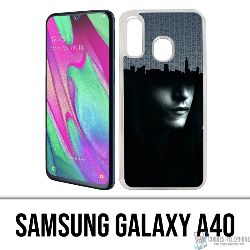 Coque Samsung Galaxy A40 - Mr Robot