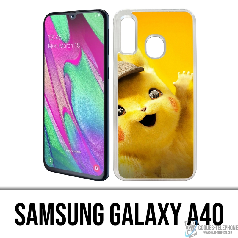 Coque Samsung Galaxy A40 - Pikachu Detective