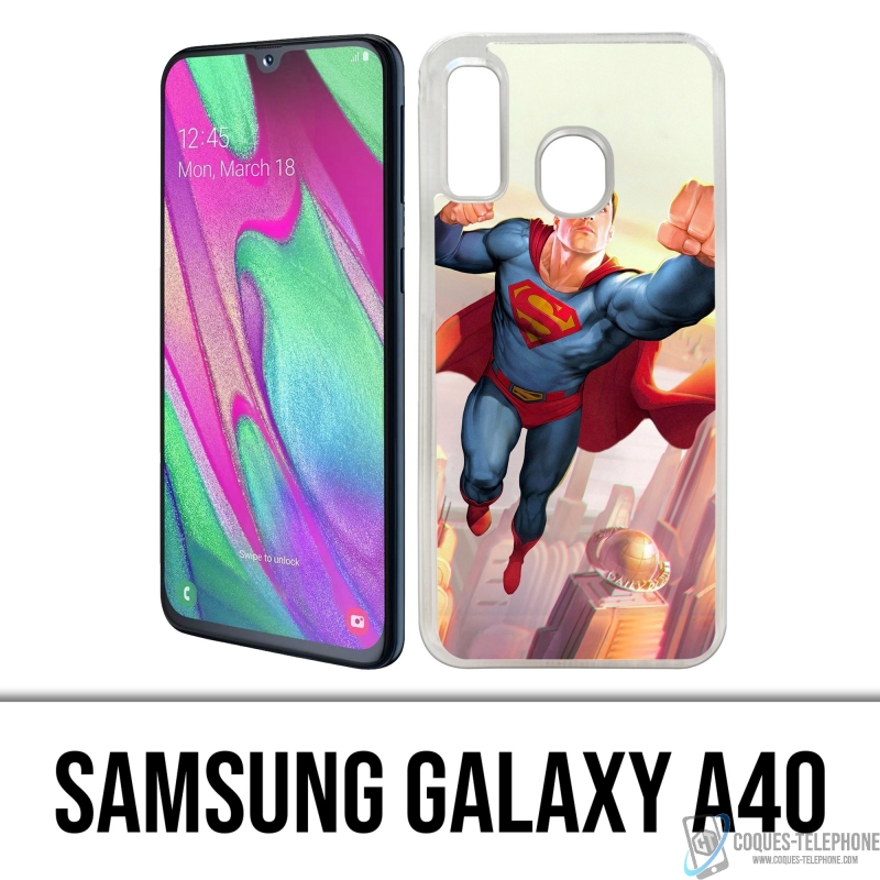 Funda Samsung Galaxy A40 - Superman Man Of Tomorrow