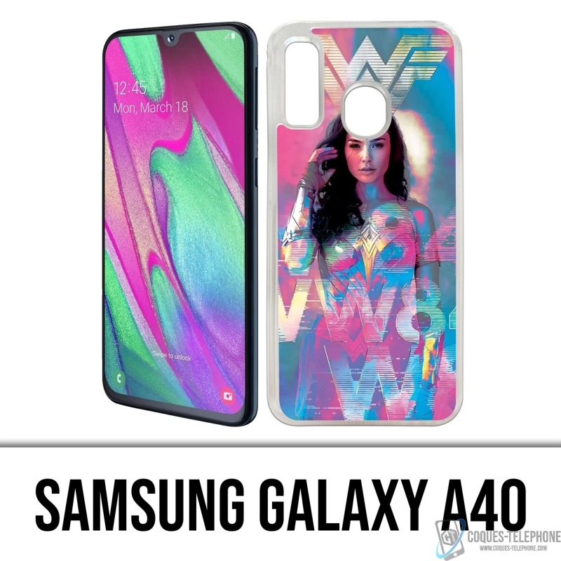 Custodia per Samsung Galaxy A40 - Wonder Woman WW84