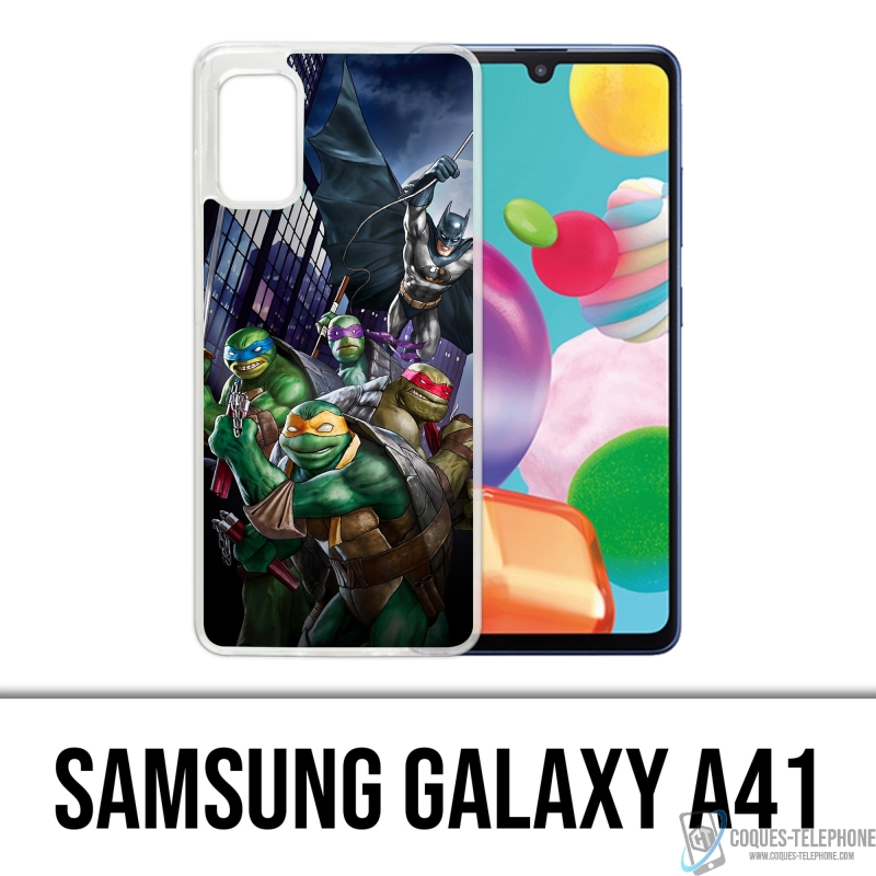 Funda Samsung Galaxy A41 - Batman Vs Teenage Mutant Ninja Turtles