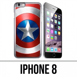 Captain America Avengers iPhone 8 Hülle - Schild