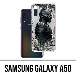 Coque Samsung Galaxy A50 - Black Panther Comics Splash