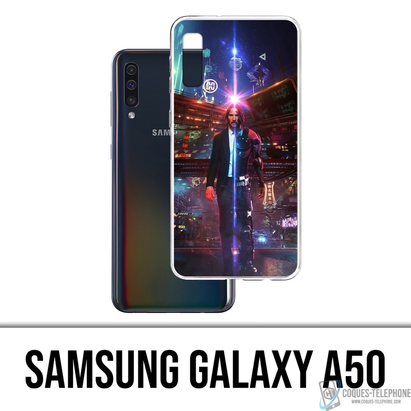 Coque Samsung Galaxy A50 - John Wick X Cyberpunk