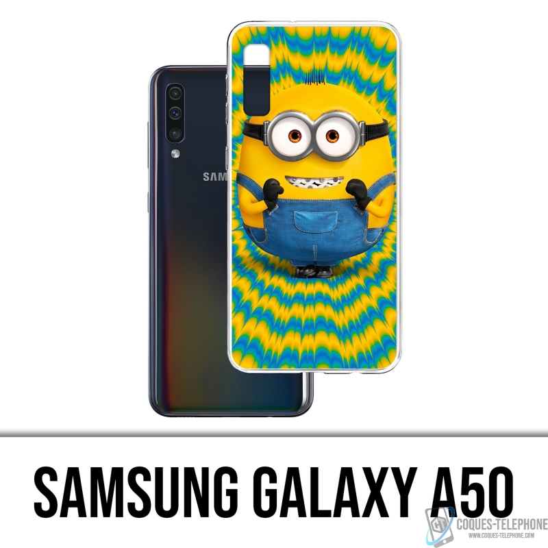 Samsung Galaxy A50 Case - Minion aufgeregt