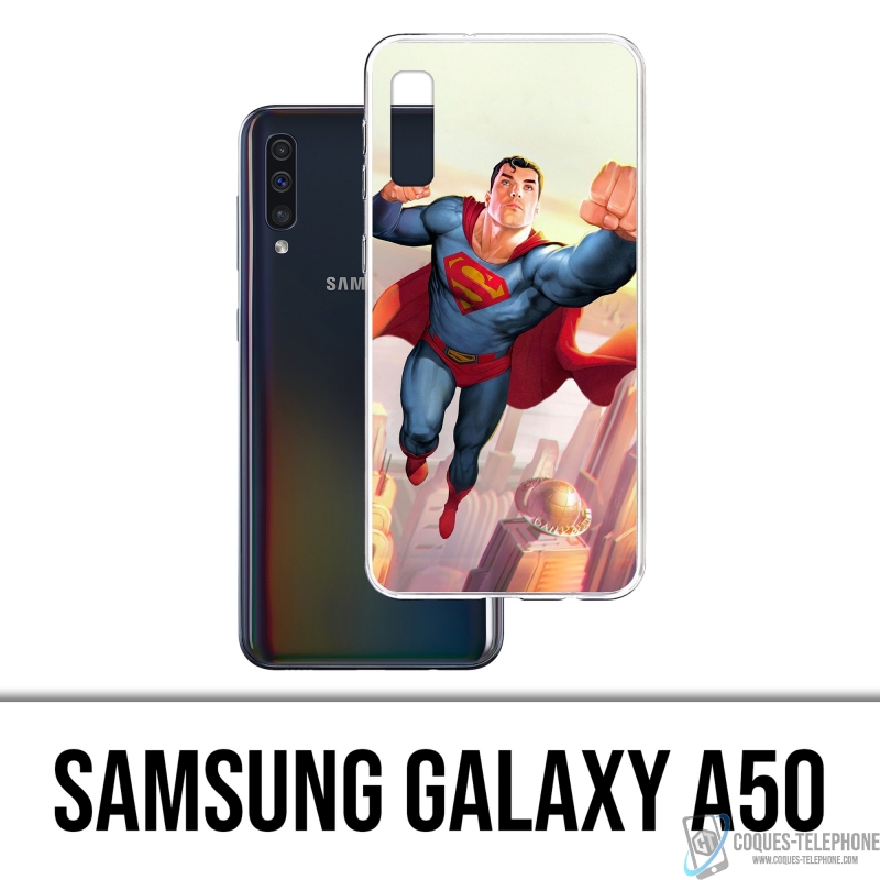 Custodia per Samsung Galaxy A50 - Superman Man Of Tomorrow