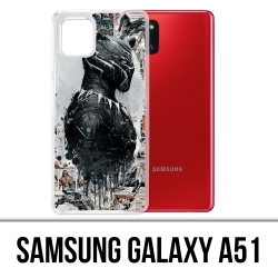 Samsung Galaxy A51 Case - Black Panther Comics Splash