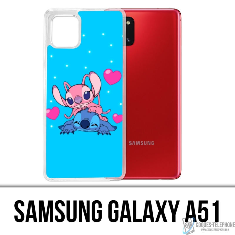 Coque Samsung Galaxy A51 - Stitch Angel Love