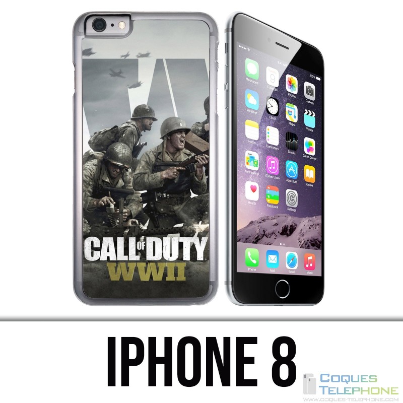 Custodia per iPhone 8 - Personaggi Call Of Duty Ww2