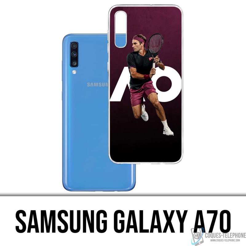 Custodia per Samsung Galaxy A70 - Roger Federer