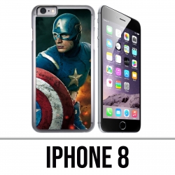 Funda iPhone 8 - Captain America Comics Avengers