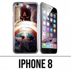 IPhone 8 Case - Captain America Grunge Avengers
