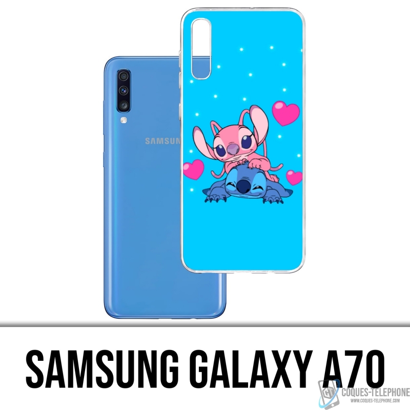 Samsung Galaxy A70 Case - Stich Engel Liebe