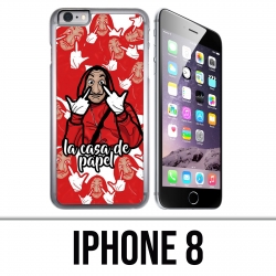 Coque iPhone 8 - Casa De Papel Cartoon