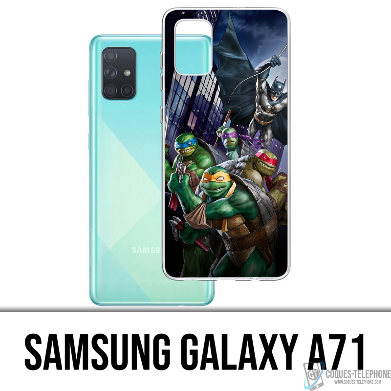 Funda para Samsung Galaxy A71 - Batman Vs Teenage Mutant Ninja Turtles