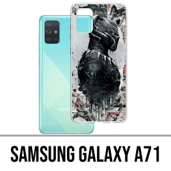 Coque Samsung Galaxy A71 - Black Panther Comics Splash