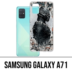 Funda Samsung Galaxy A71 - Black Panther Comics Splash
