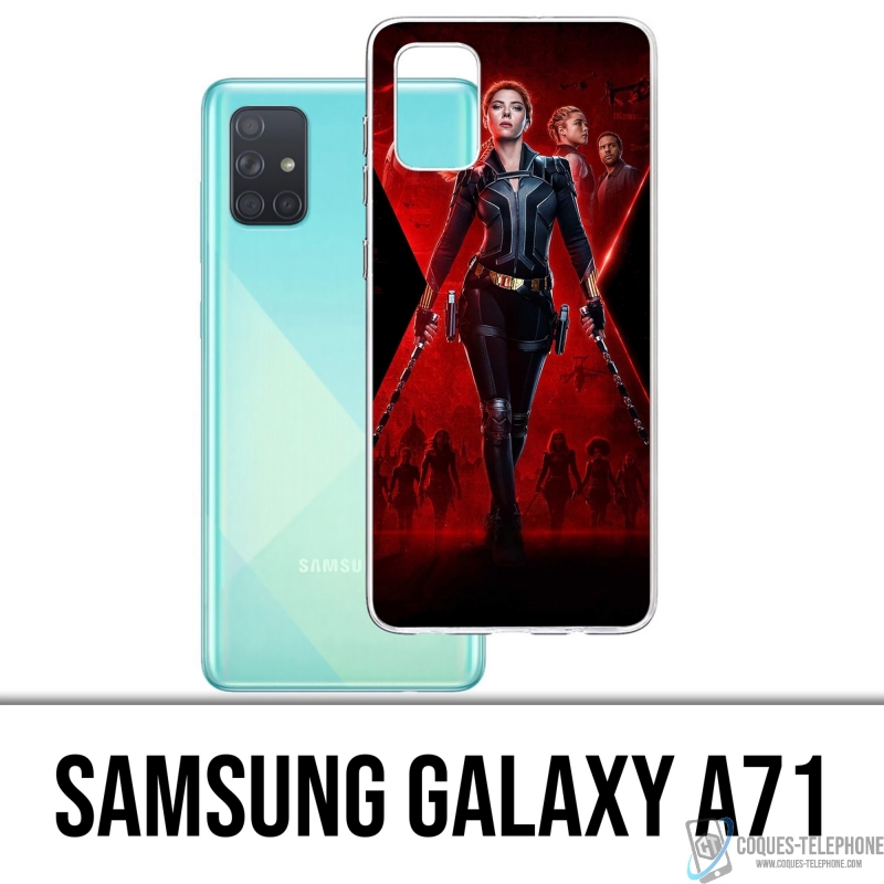 Samsung Galaxy A71 Case - Black Widow Poster