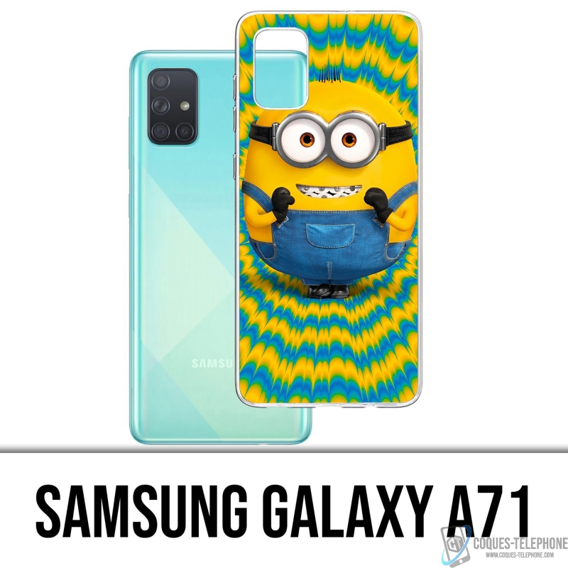 Samsung Galaxy A71 Case - Minion aufgeregt