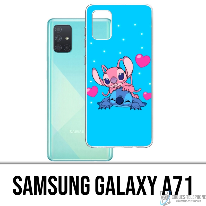 Coque Samsung Galaxy A71 - Stitch Angel Love