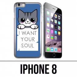Funda iPhone 8 - Chat Quiero tu alma