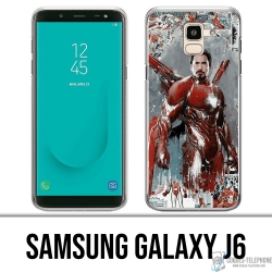 Coque Samsung Galaxy J6 - Iron Man Comics Splash