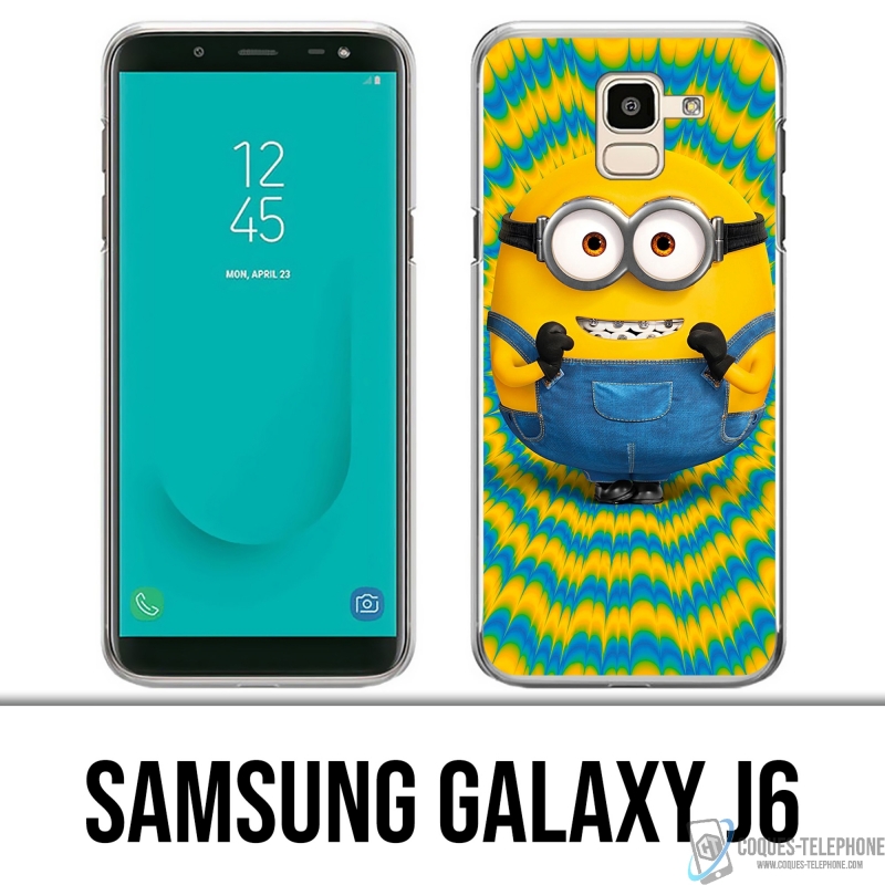 Samsung Galaxy J6 Case - Minion aufgeregt