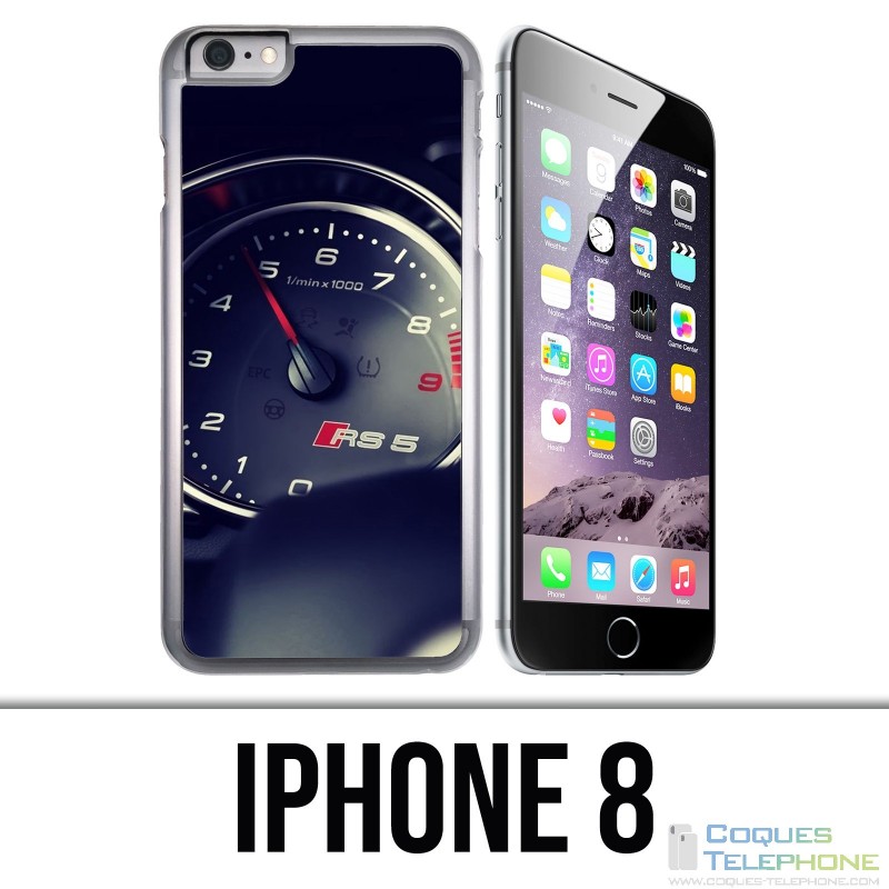 Coque iPhone 8 - Compteur Audi Rs5