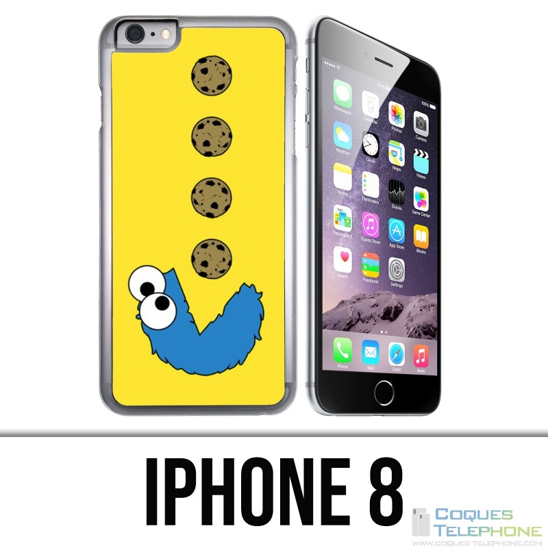 Custodia per iPhone 8: Cookie Monster Pacman