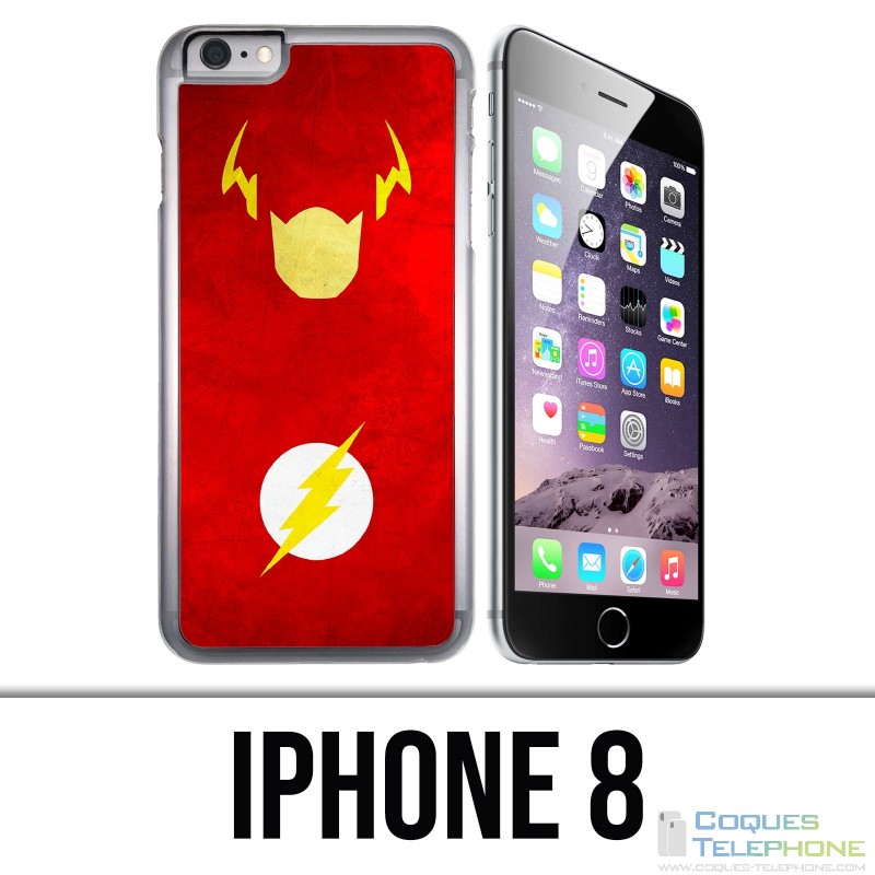 IPhone 8 Case - Dc Comics Flash Art Design