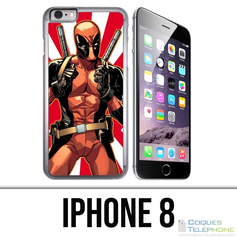 Coque iPhone 8 - Deadpool Redsun