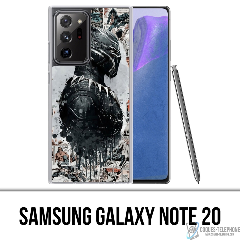 Samsung Galaxy Note 20 case - Black Panther Comics Splash