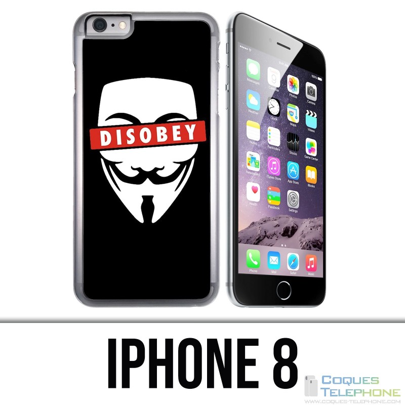 Coque iPhone 8 - Disobey Anonymous