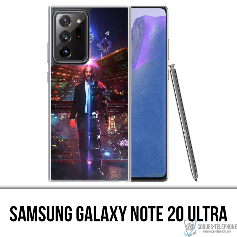 Funda Samsung Galaxy Note 20 Ultra - John Wick X Cyberpunk