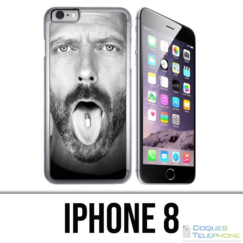 Coque iPhone 8 - Dr House Pilule