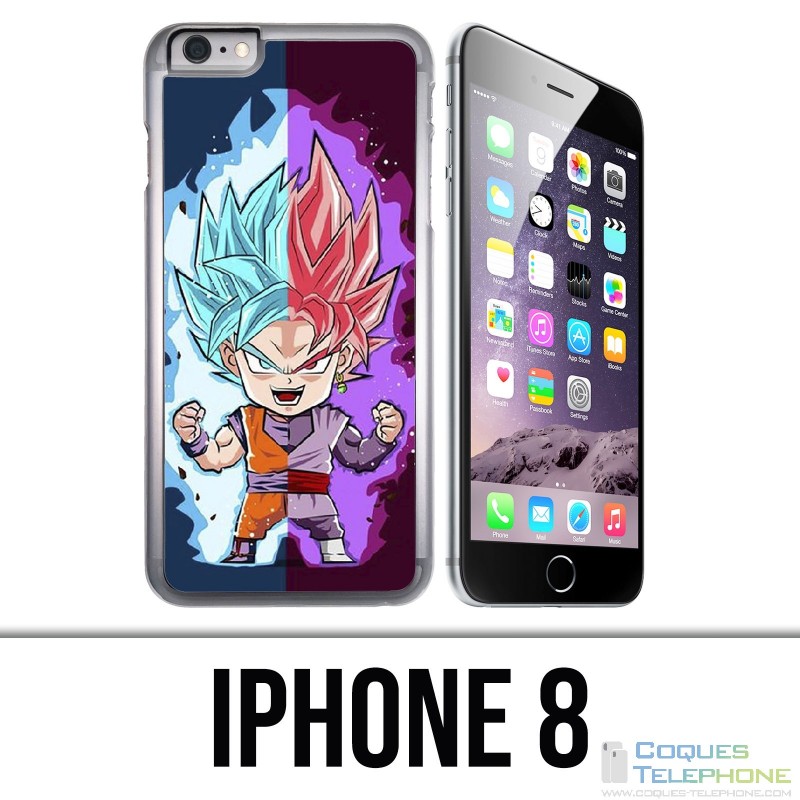 Custodia per iPhone 8: Dragon Ball Black Goku